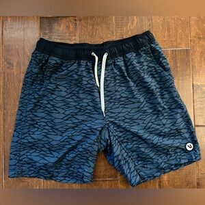 Vuori Black and Gray Athletic Shorts